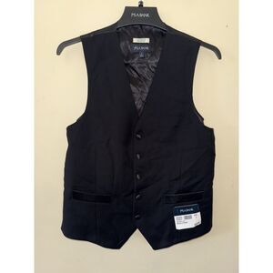 NWT Jos. A. Bank Men’s Tailored Fit Wool Blend Suit Vest Black Size S